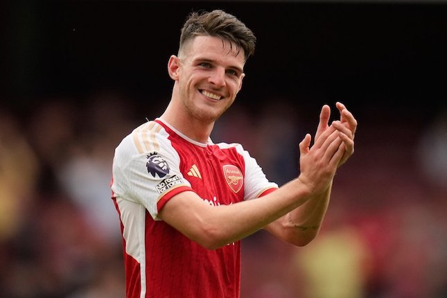 Dclan Rice Cetak Gol Pertama Buat Arsenal